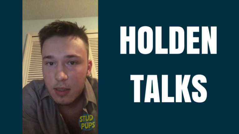 Holden Talks At StudPups®